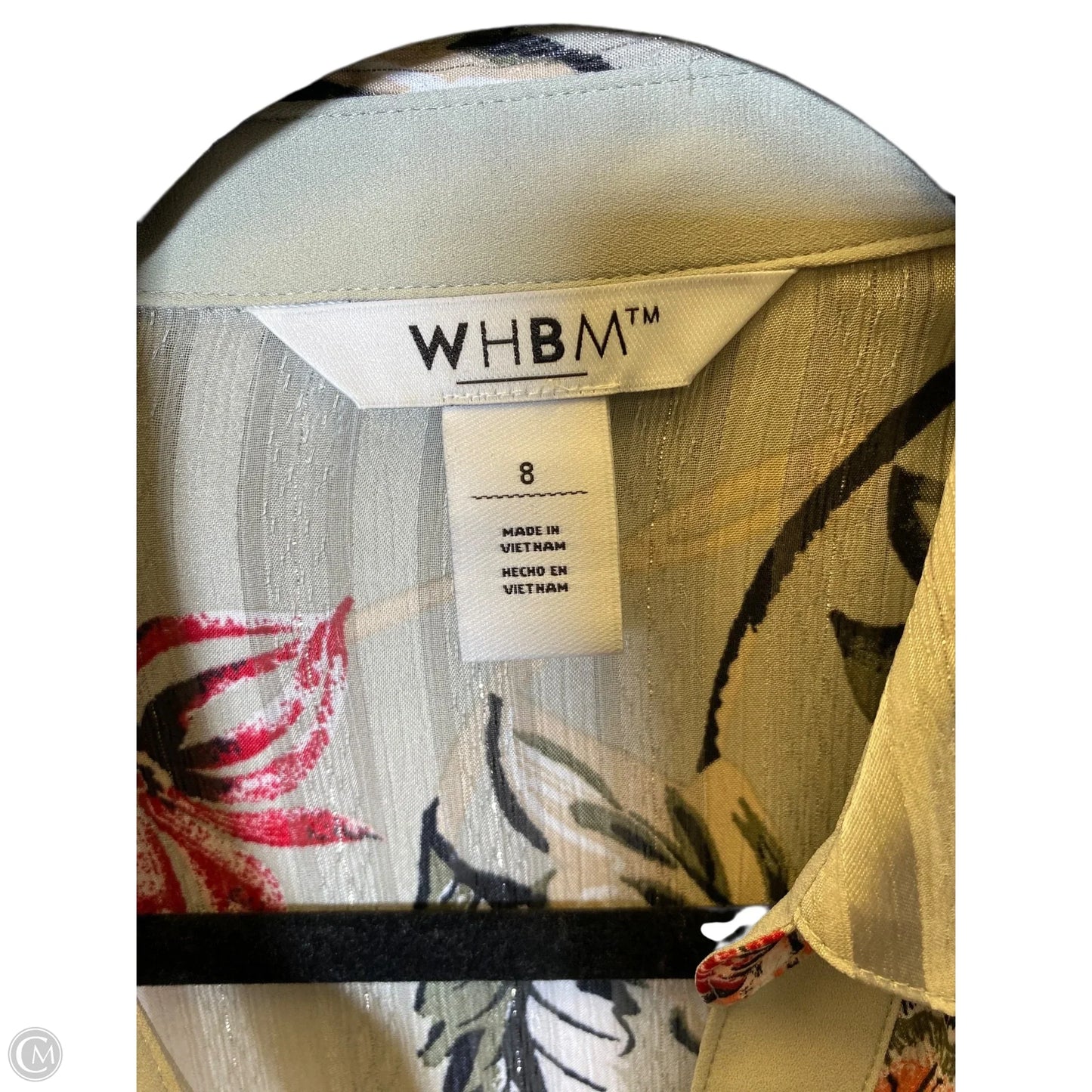 Top Long Sleeve By Clothes Mentor In Floral Print, Size: M