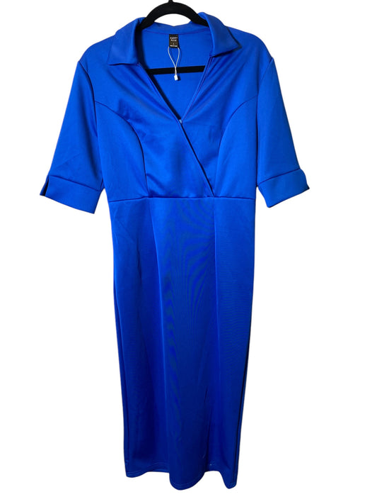 Dress Casual Maxi By Clothes Mentor In Blue, Size: L