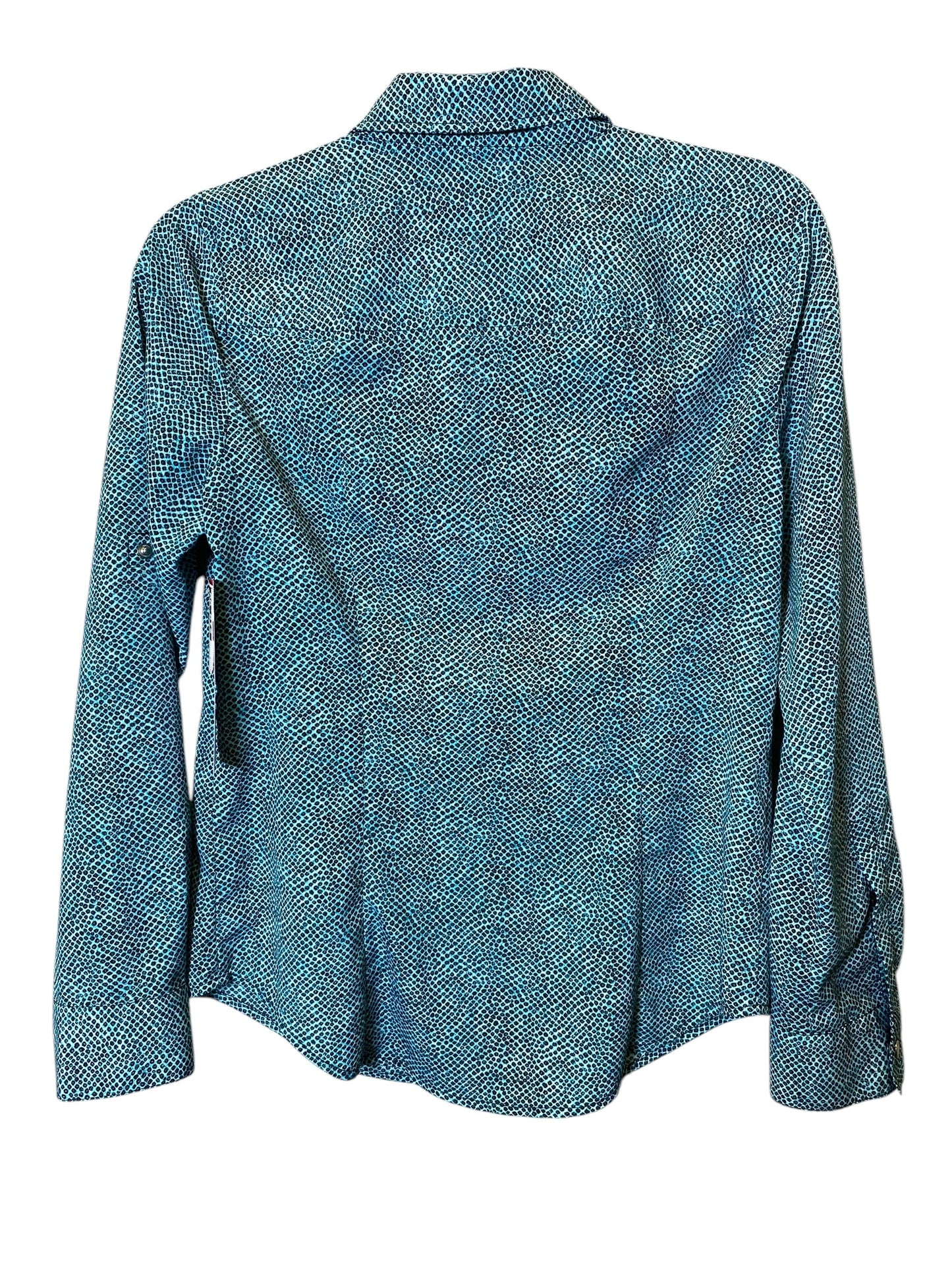 Jacket Designer By Michael Kors In Blue, Size: S