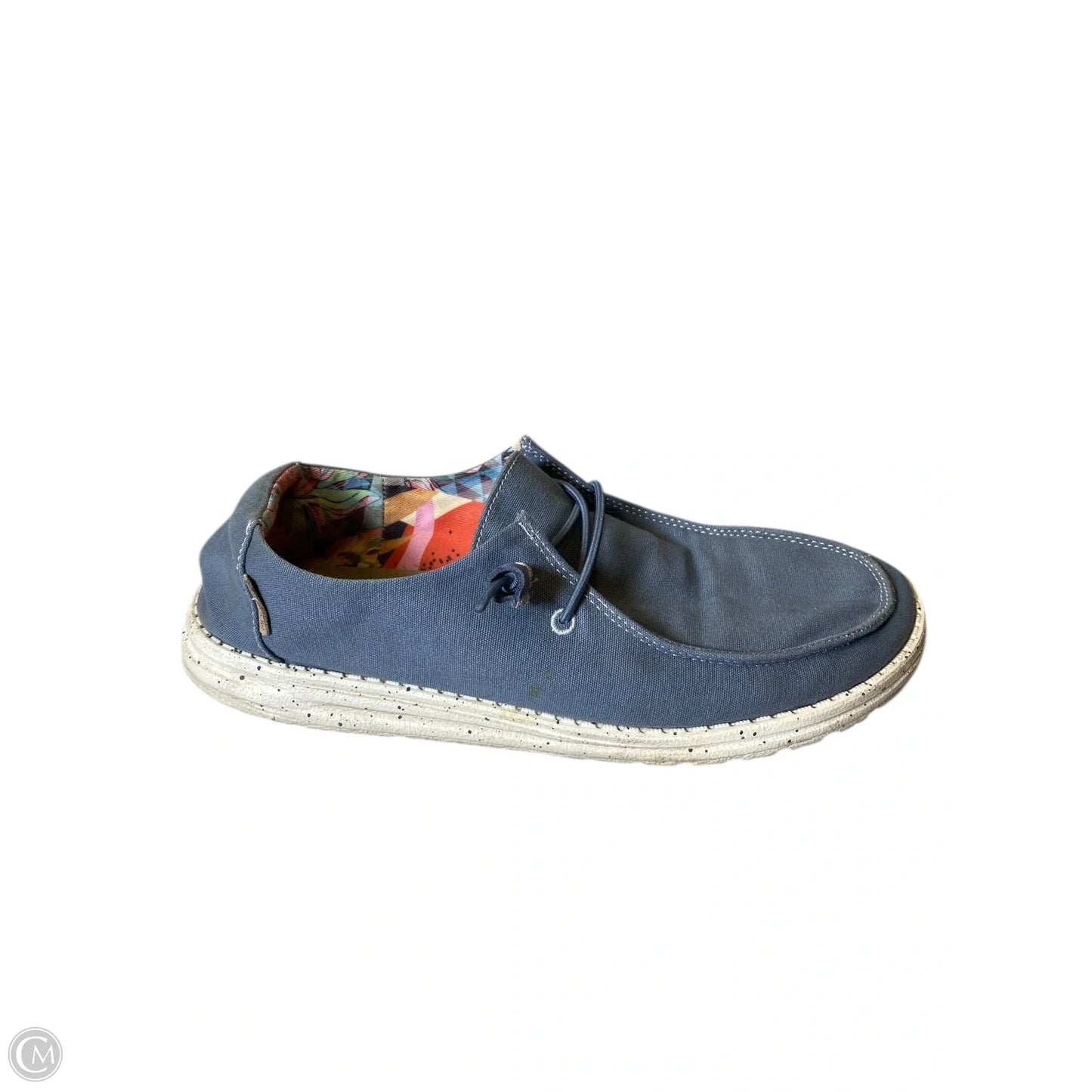 Shoes Flats By Hey Dude In Grey, Size: 10