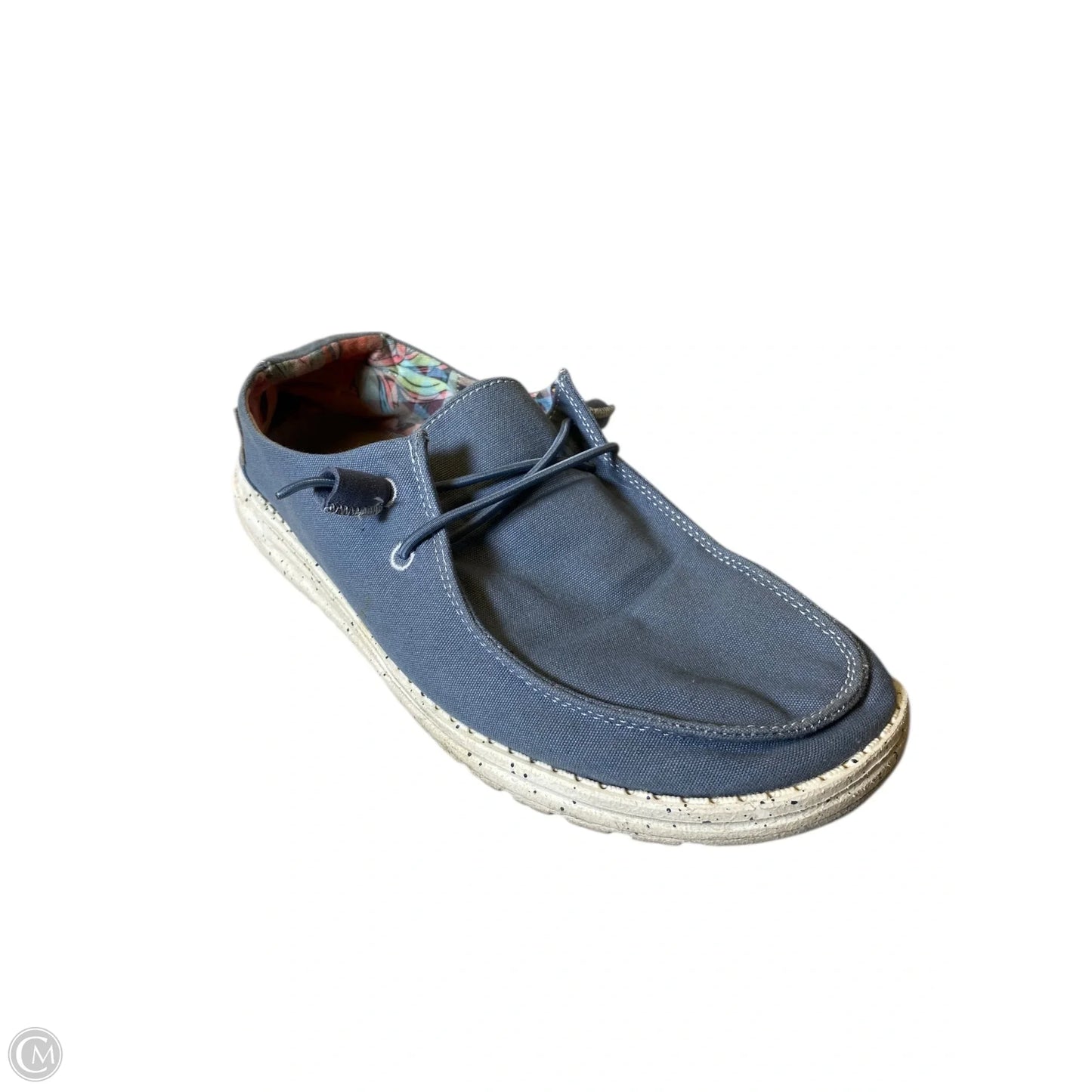 Shoes Flats By Hey Dude In Grey, Size: 10