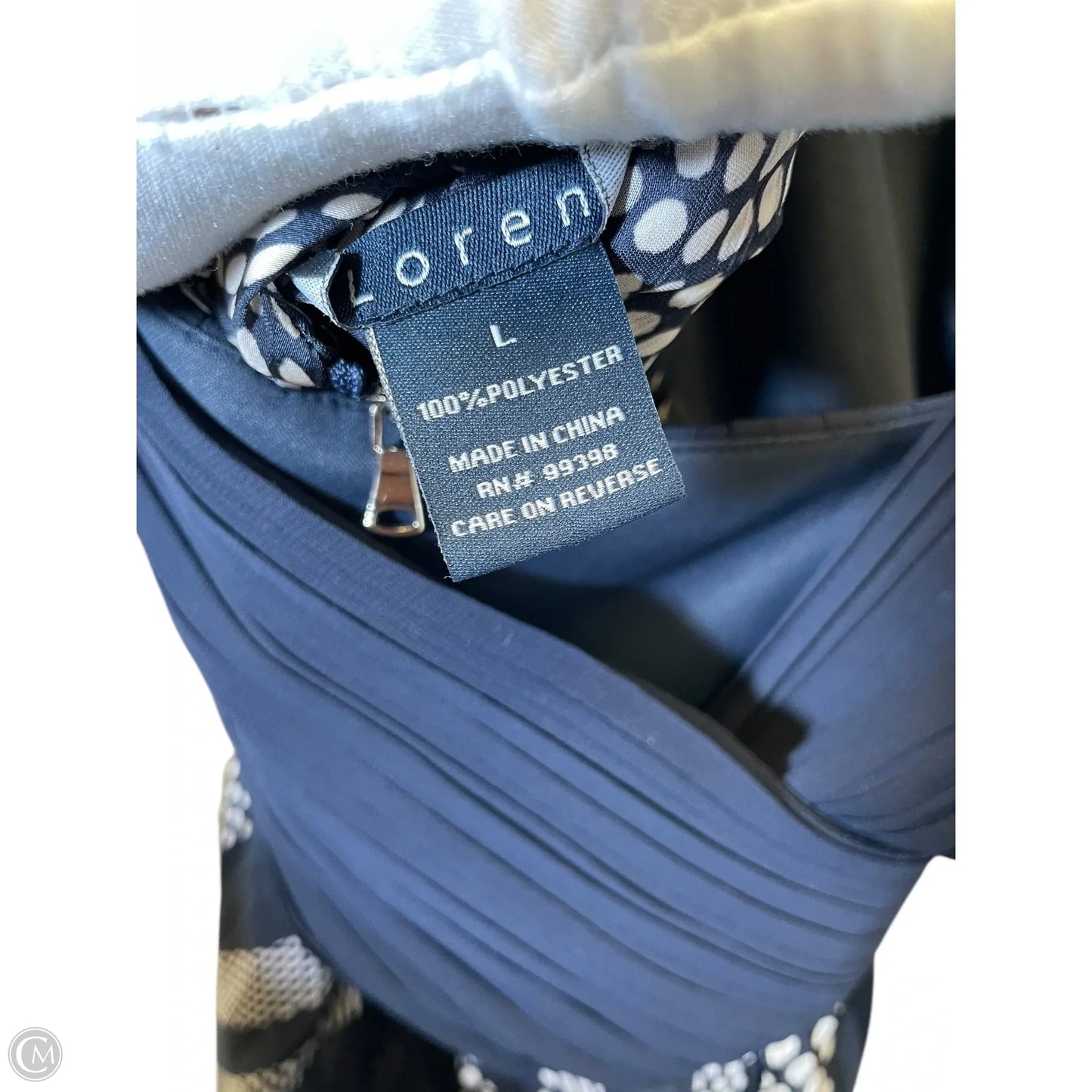 Dress Party Short By Clothes Mentor In Navy, Size: L