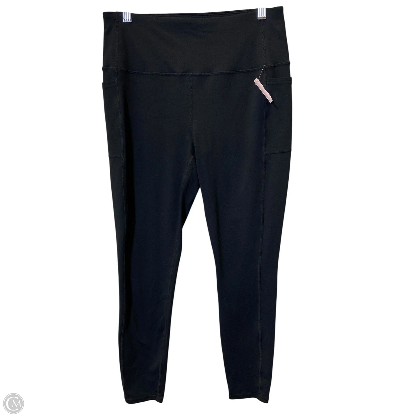 Athletic Leggings By Skechers In Black, Size: L