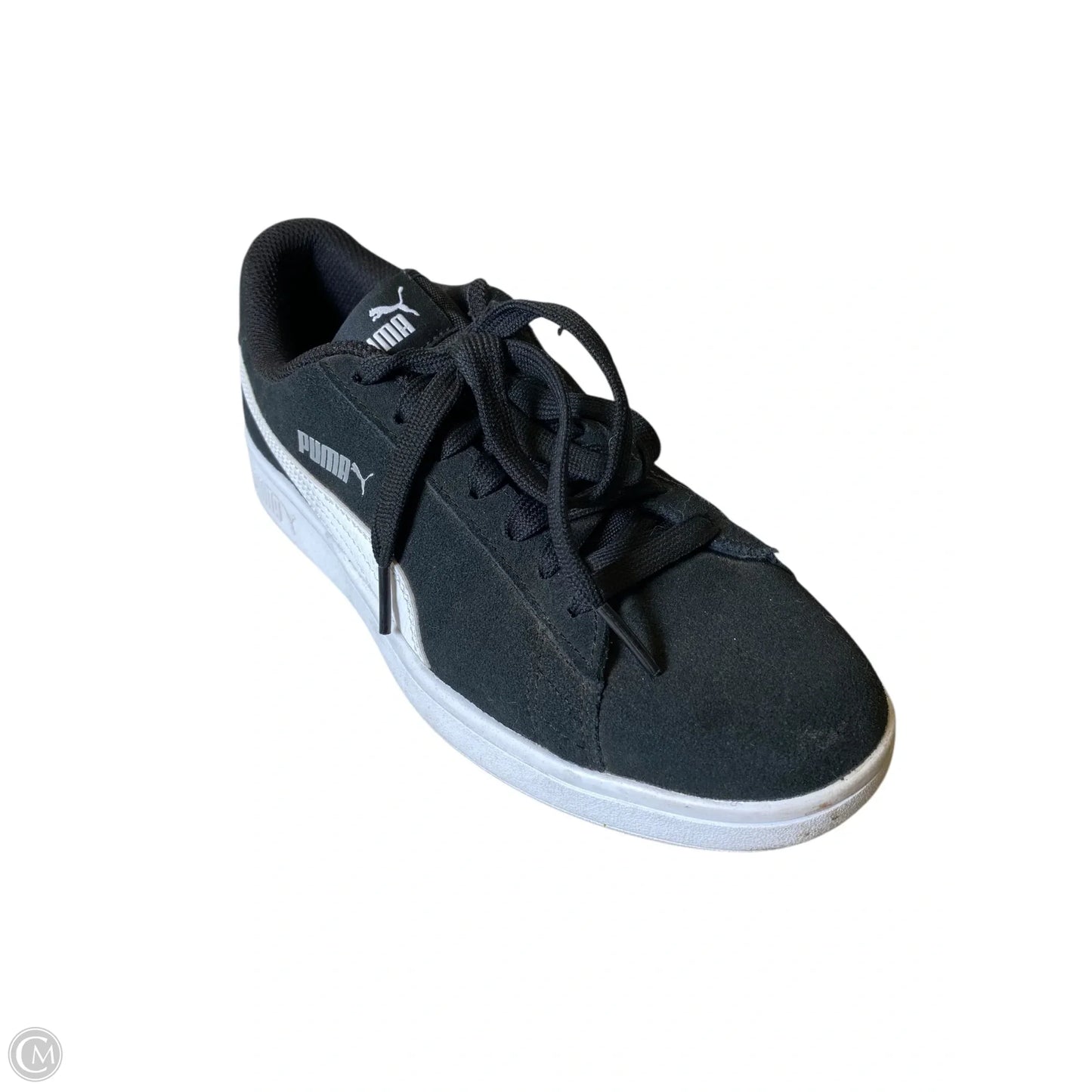 Shoes Flats By Puma In Black & White, Size: 7