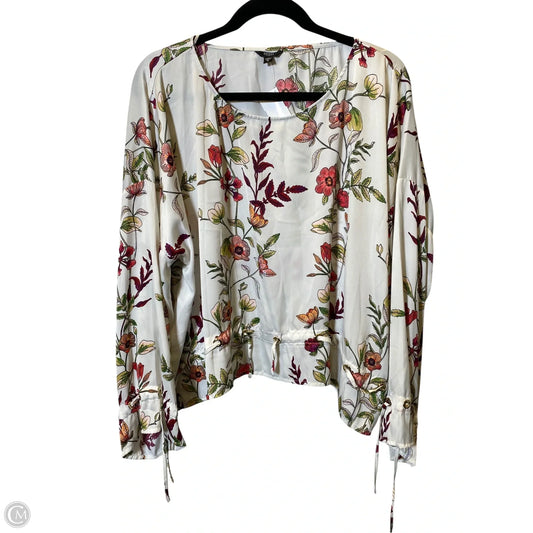 Top Long Sleeve By Guess In Multi-colored, Size: M