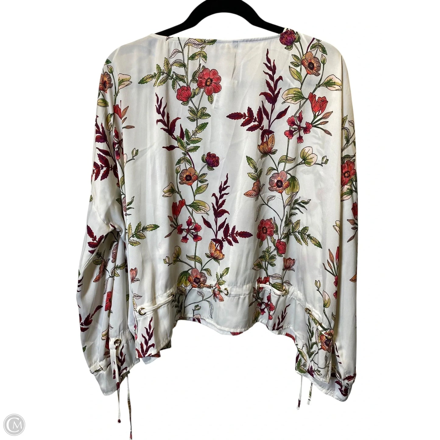 Top Long Sleeve By Guess In Multi-colored, Size: M