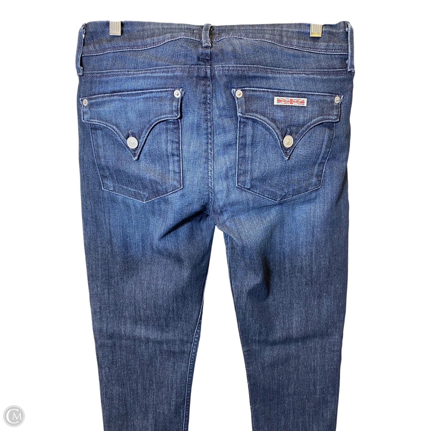 Jeans Skinny By Hudson In Blue Denim, Size: 8