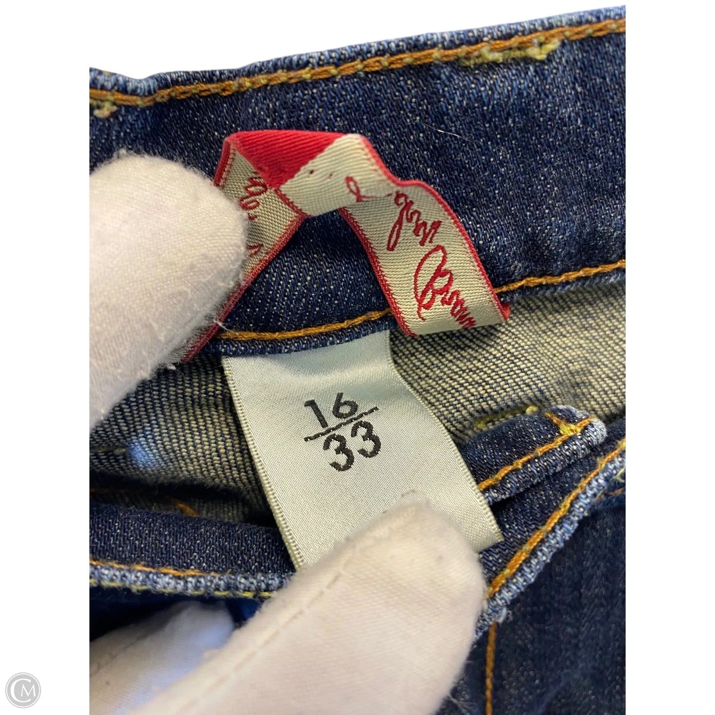 Jeans Boot Cut By Lucky Brand In Blue Denim, Size: 16