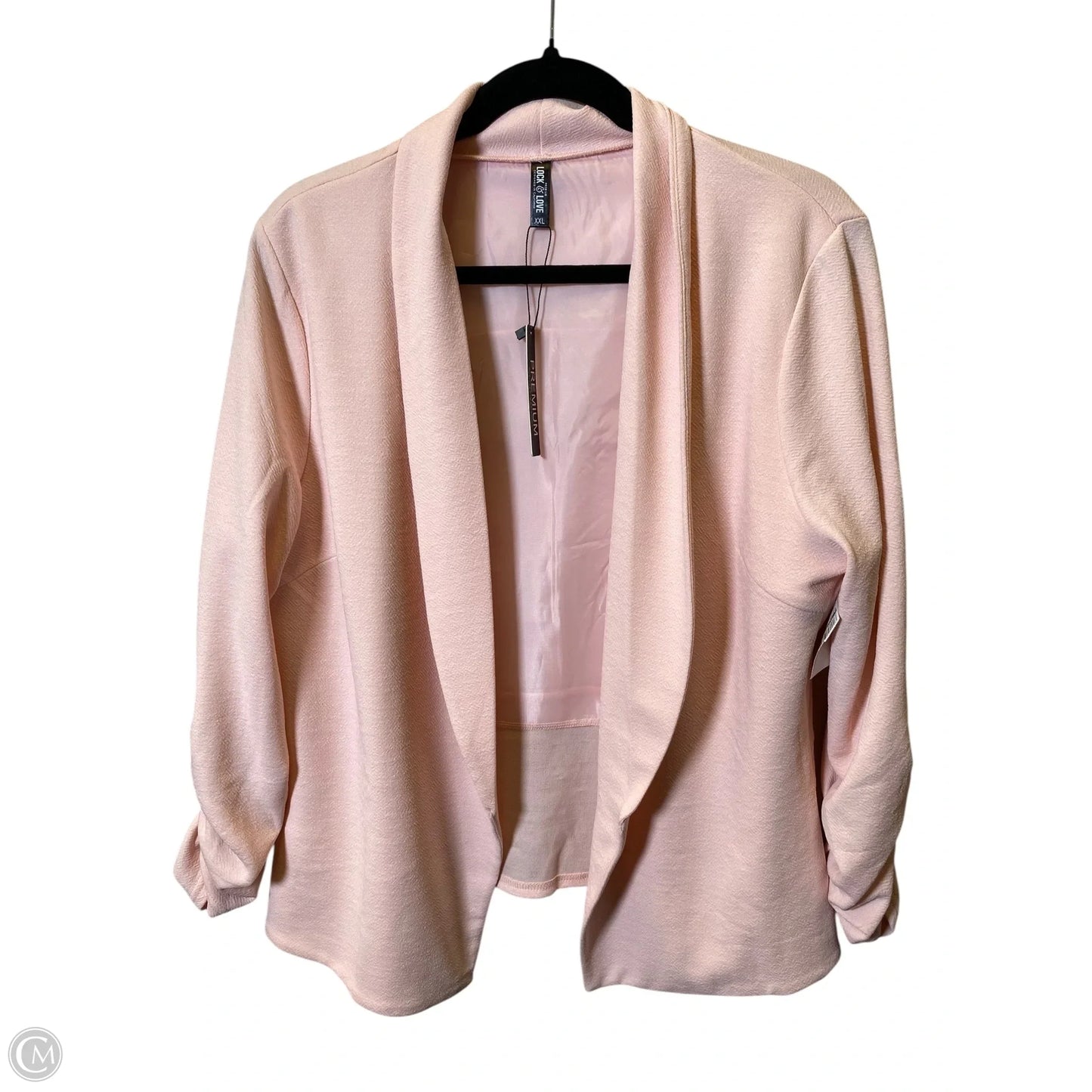 Blazer By Clothes Mentor In Pink, Size: Xxl