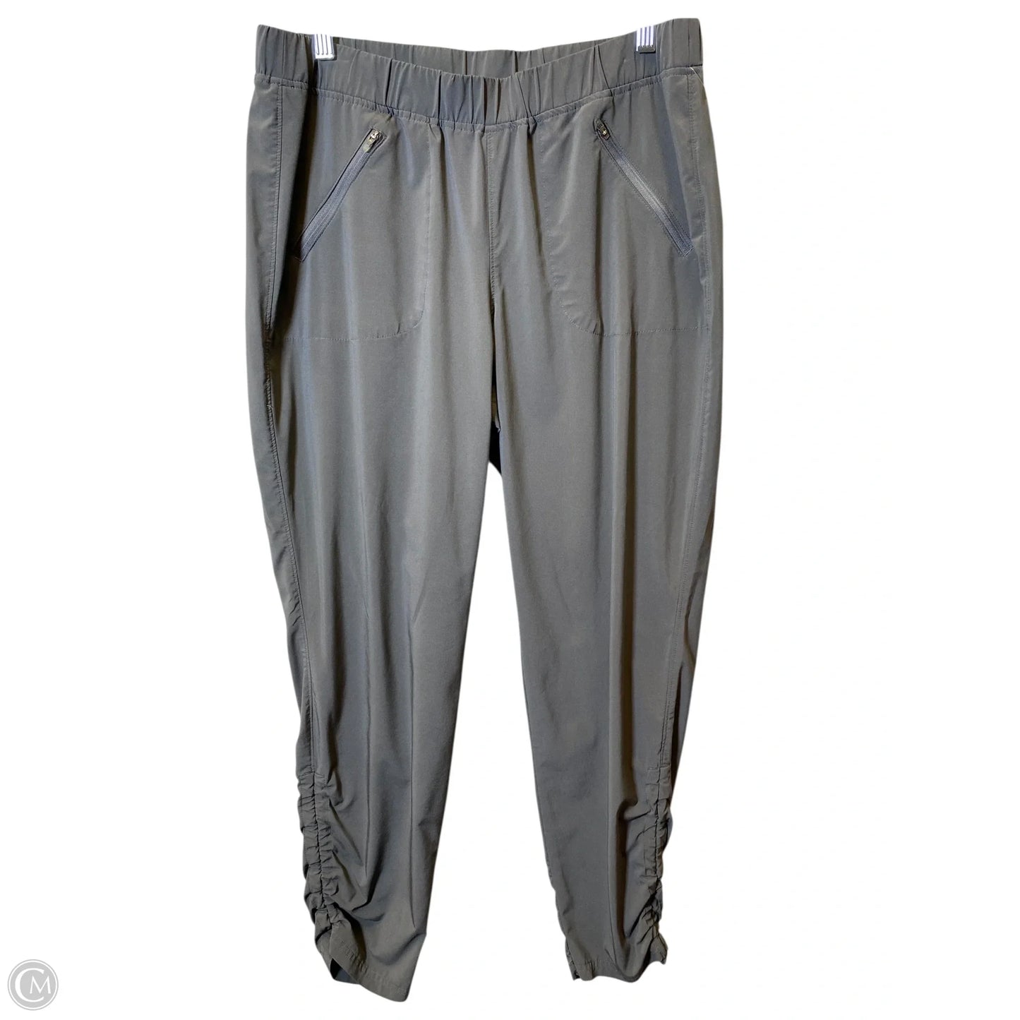 Athletic Pants By Orvis In Grey, Size: M