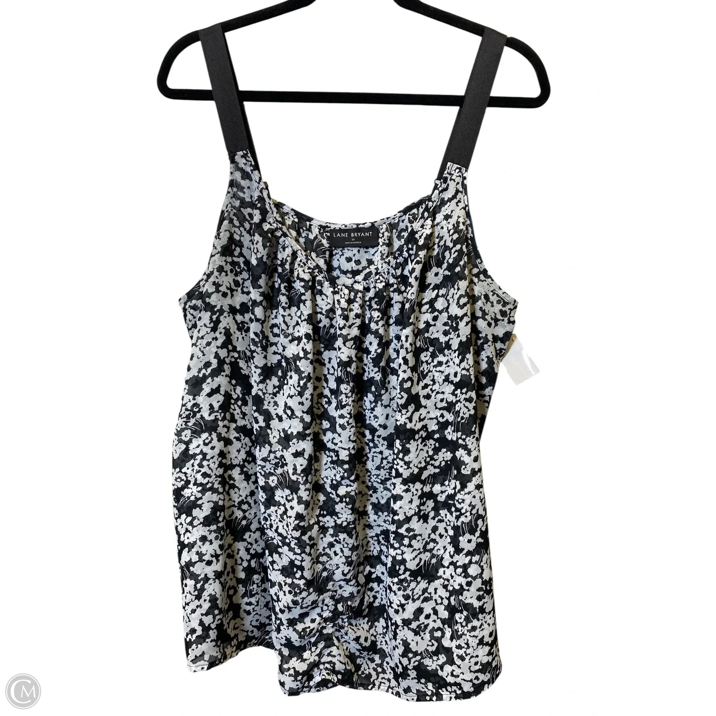 Top Sleeveless By Lane Bryant In Black & White, Size: 3x
