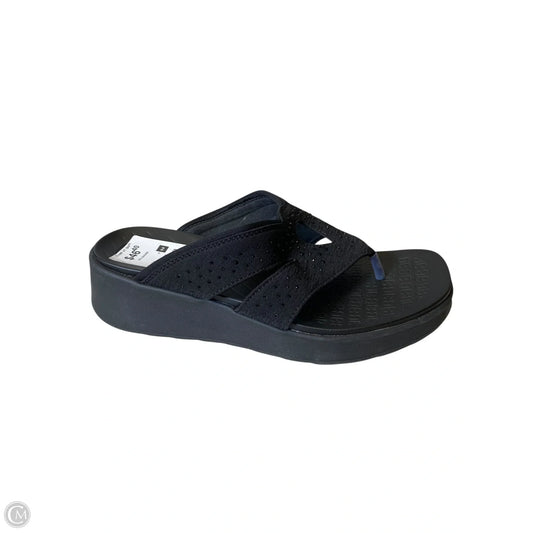 Sandals Heels Platform By Bzees In Black, Size: 9