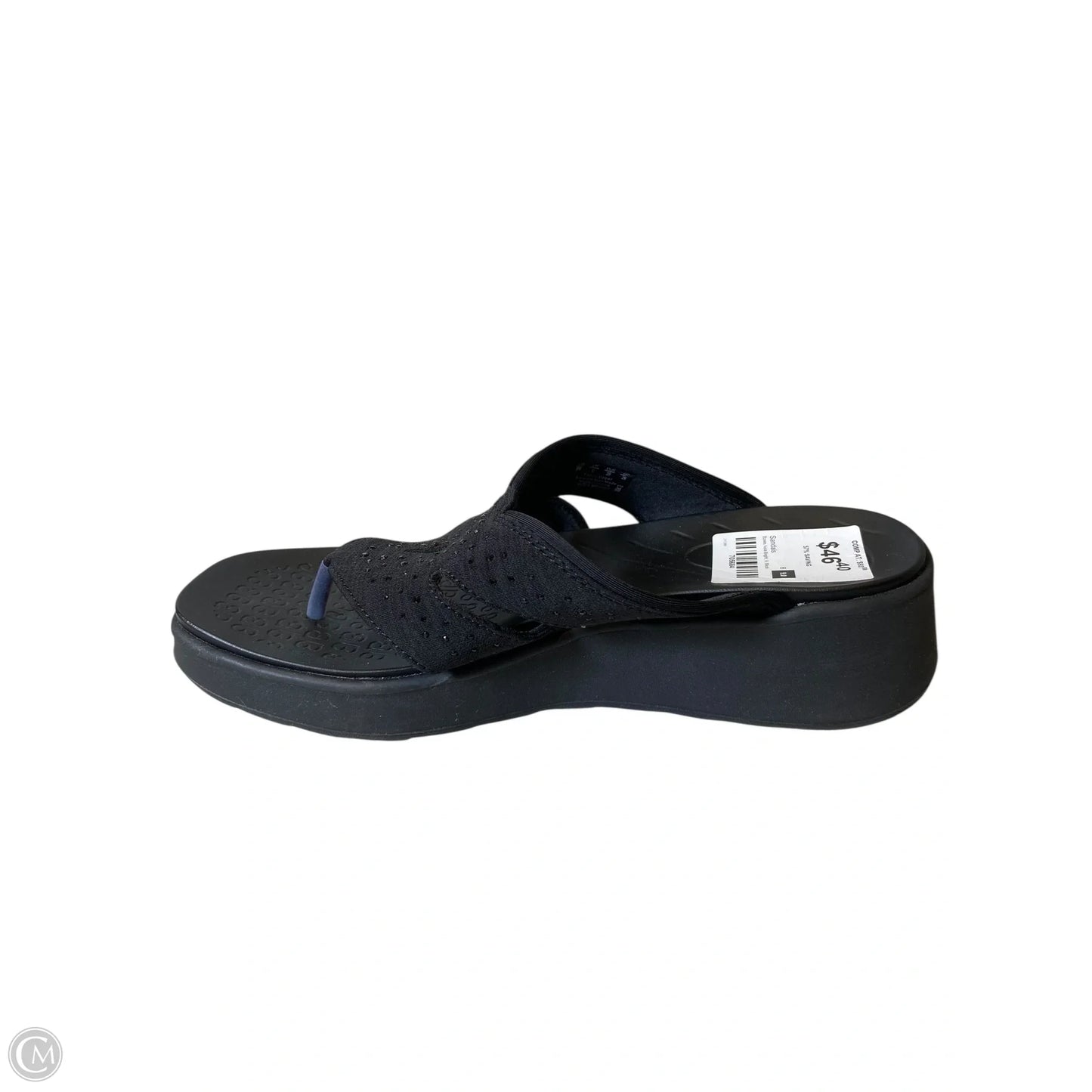 Sandals Heels Platform By Bzees In Black, Size: 9