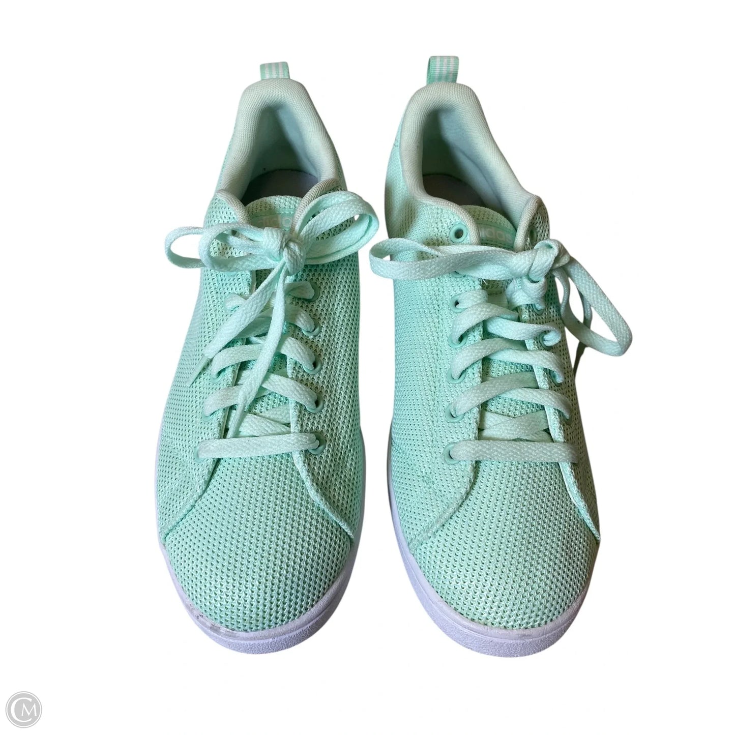 Shoes Flats By Adidas In Aqua, Size: 10