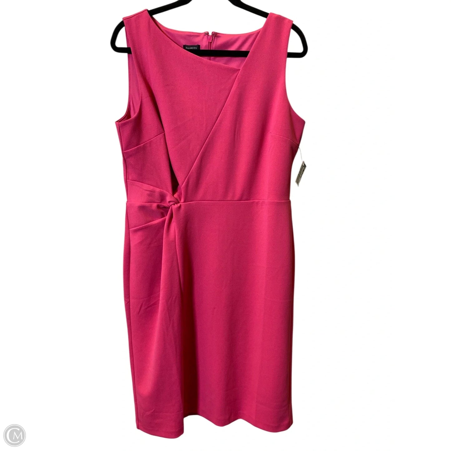 Dress Casual Midi By Talbots In Pink, Size: 12