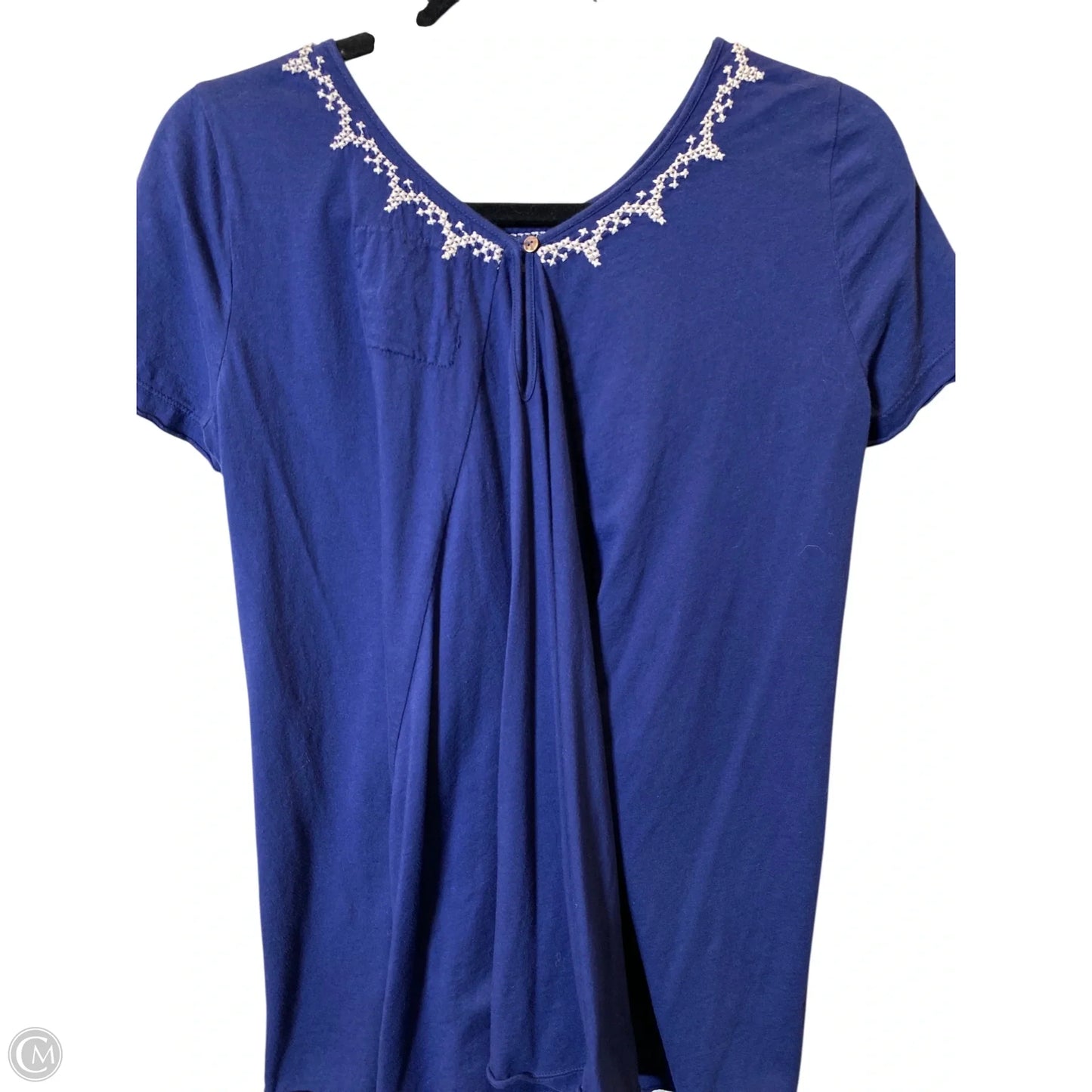 Top Short Sleeve By Johnny Was Designer In Multi-colored, Size: Xs