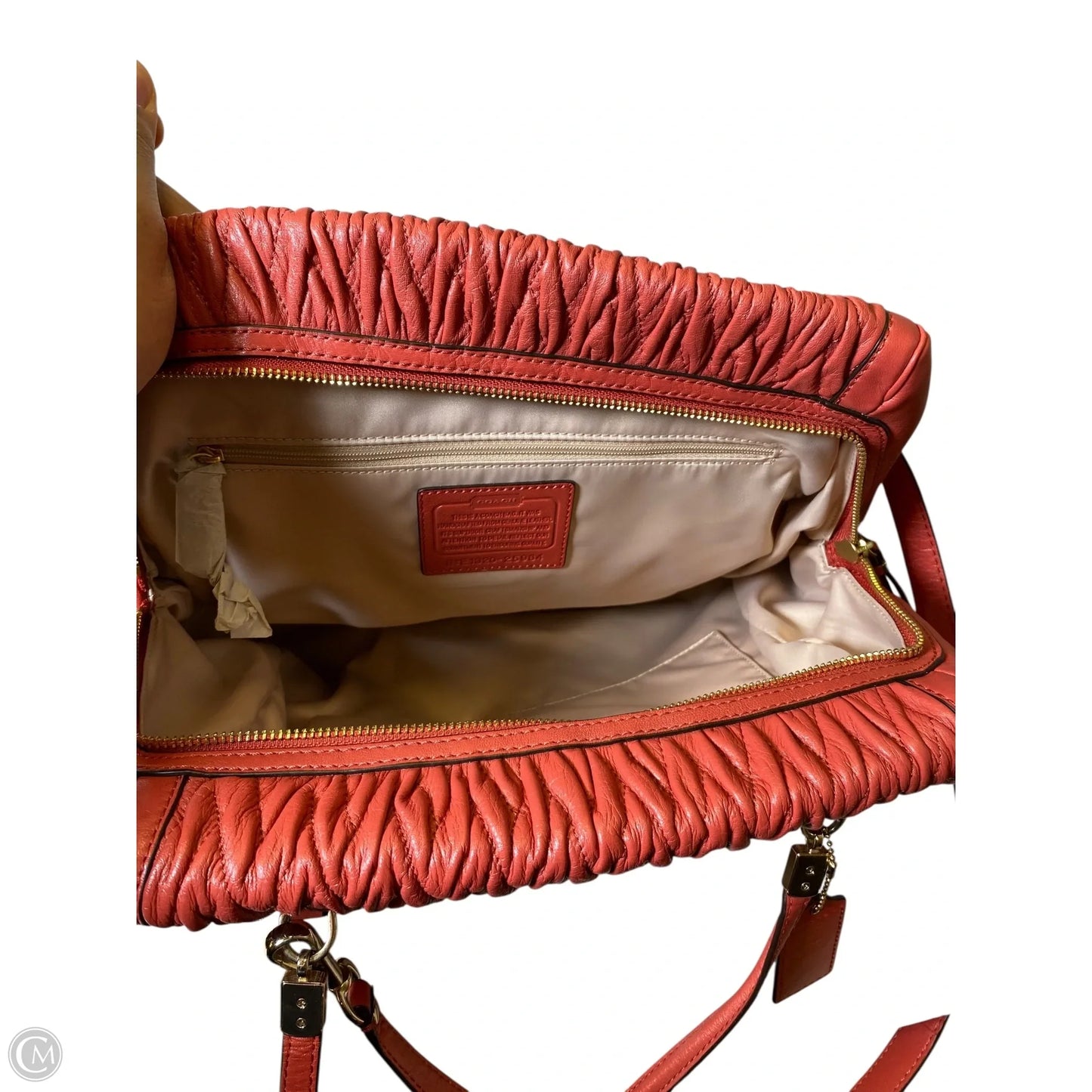 Handbag Designer By Coach, Size: Large