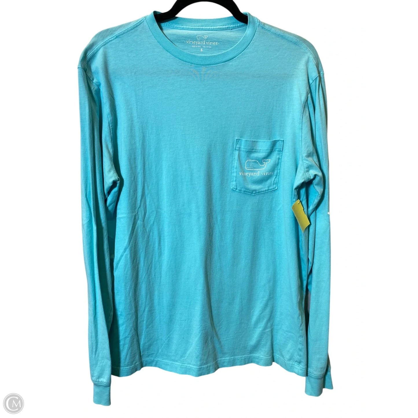 Top Long Sleeve By Vineyard Vines In Teal, Size: S
