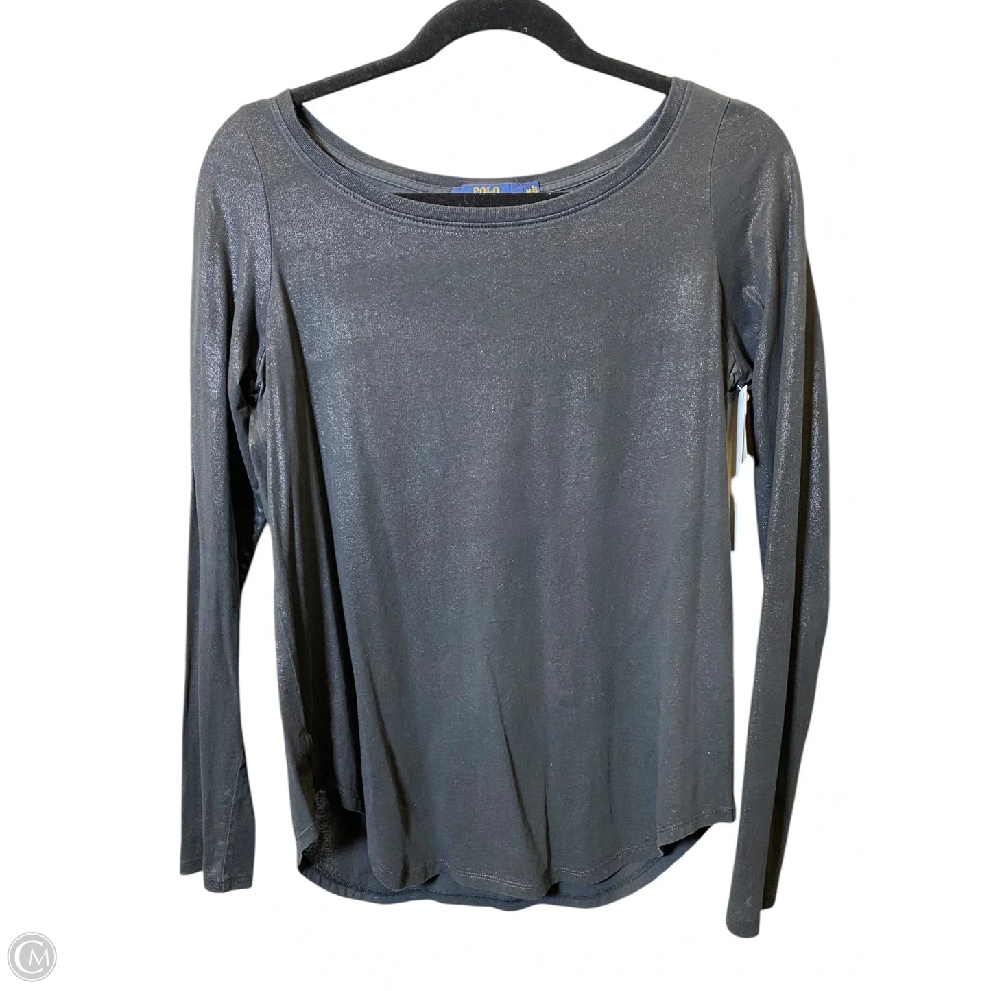 Top Long Sleeve By Polo Ralph Lauren In Black, Size: M