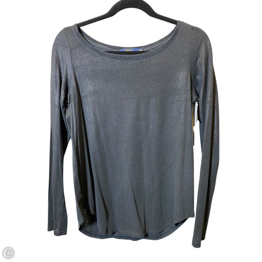 Top Long Sleeve By Polo Ralph Lauren In Black, Size: M