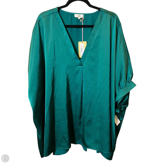 Top Short Sleeve By Entro In Green, Size: 2x