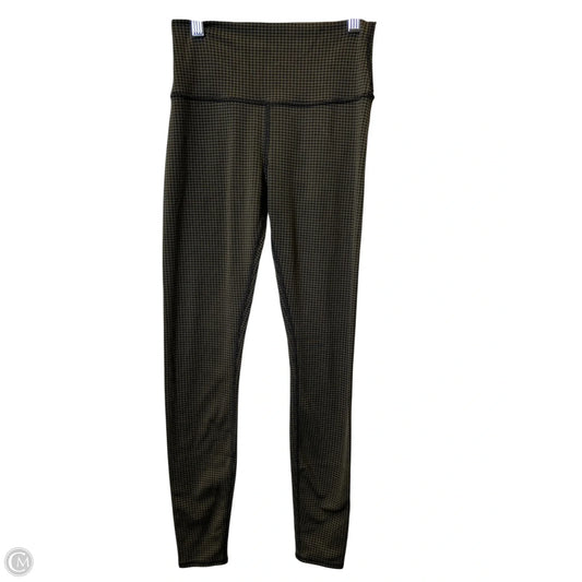 Athletic Pants By Alo In Black & Green, Size: S