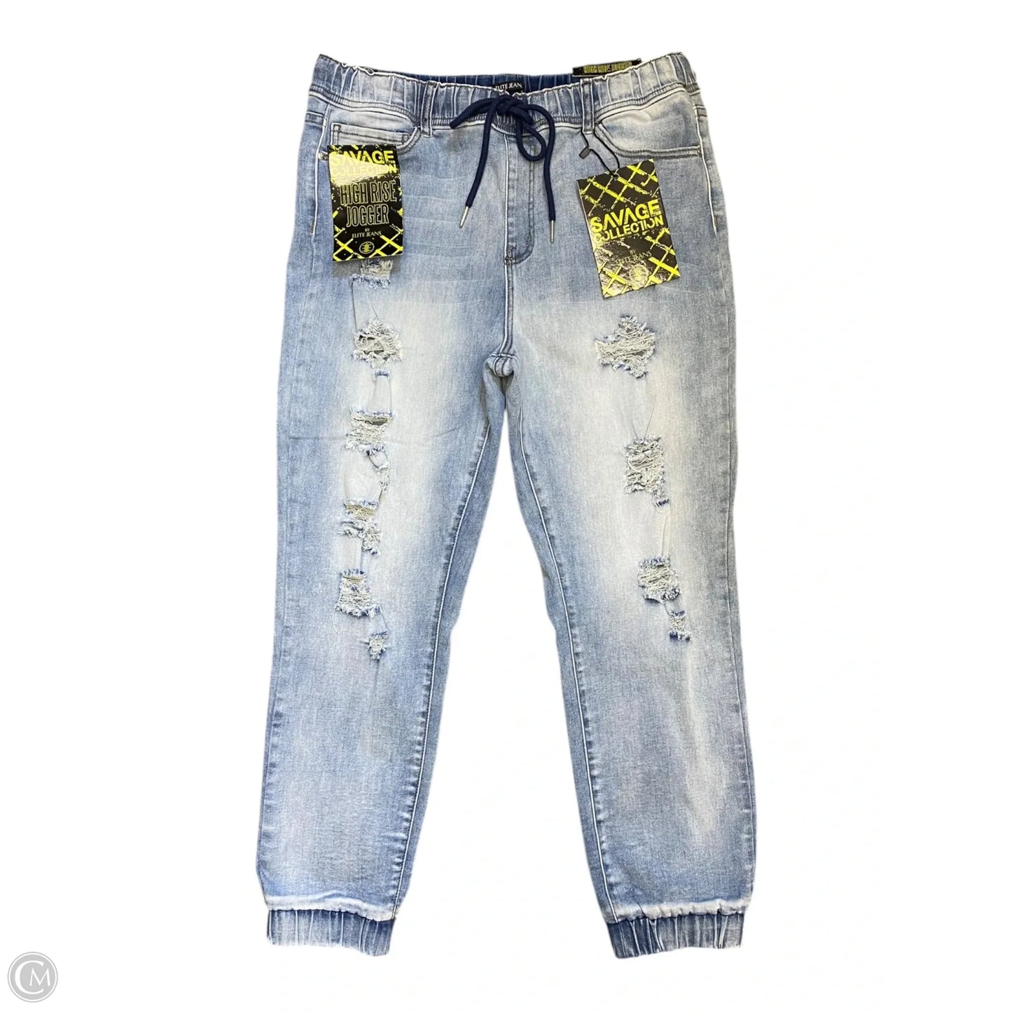 Jeans Straight By Clothes Mentor In Blue Denim, Size: Xl