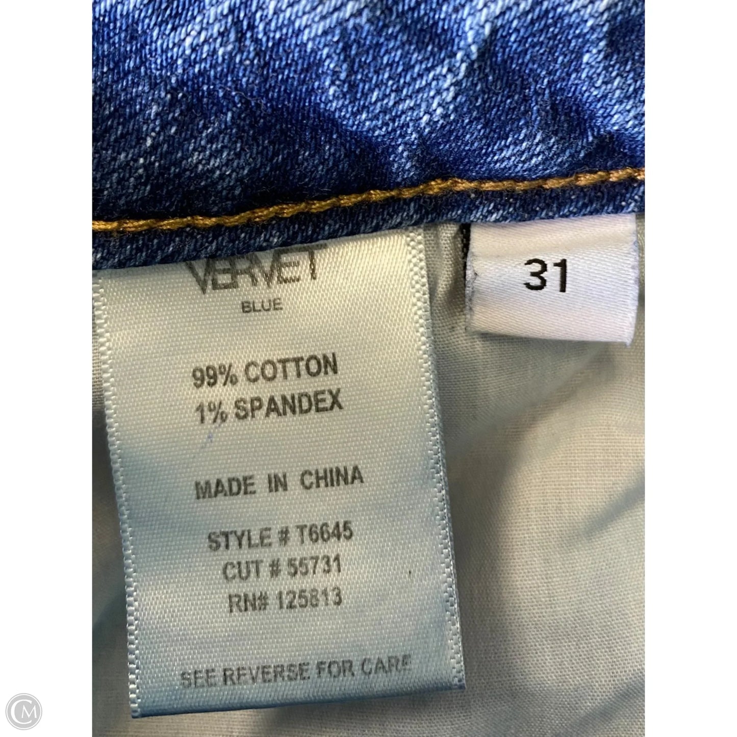 Jeans Wide Leg By Verve In Blue Denim, Size: 12