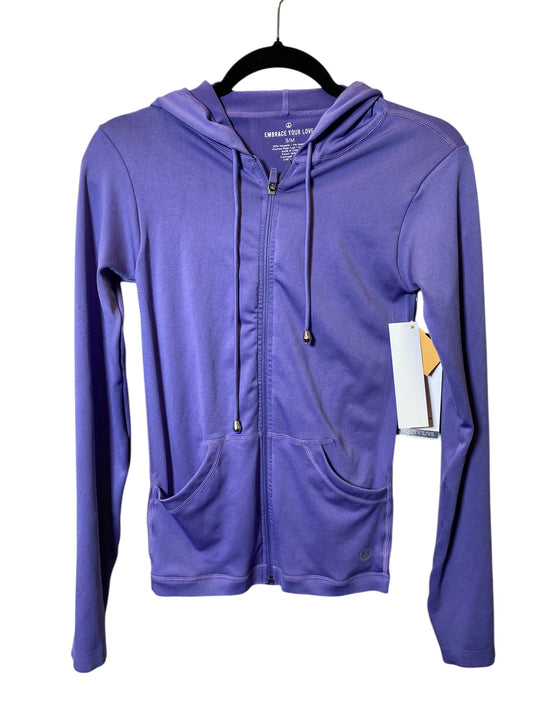 Athletic Jacket By Clothes Mentor In Purple, Size: S