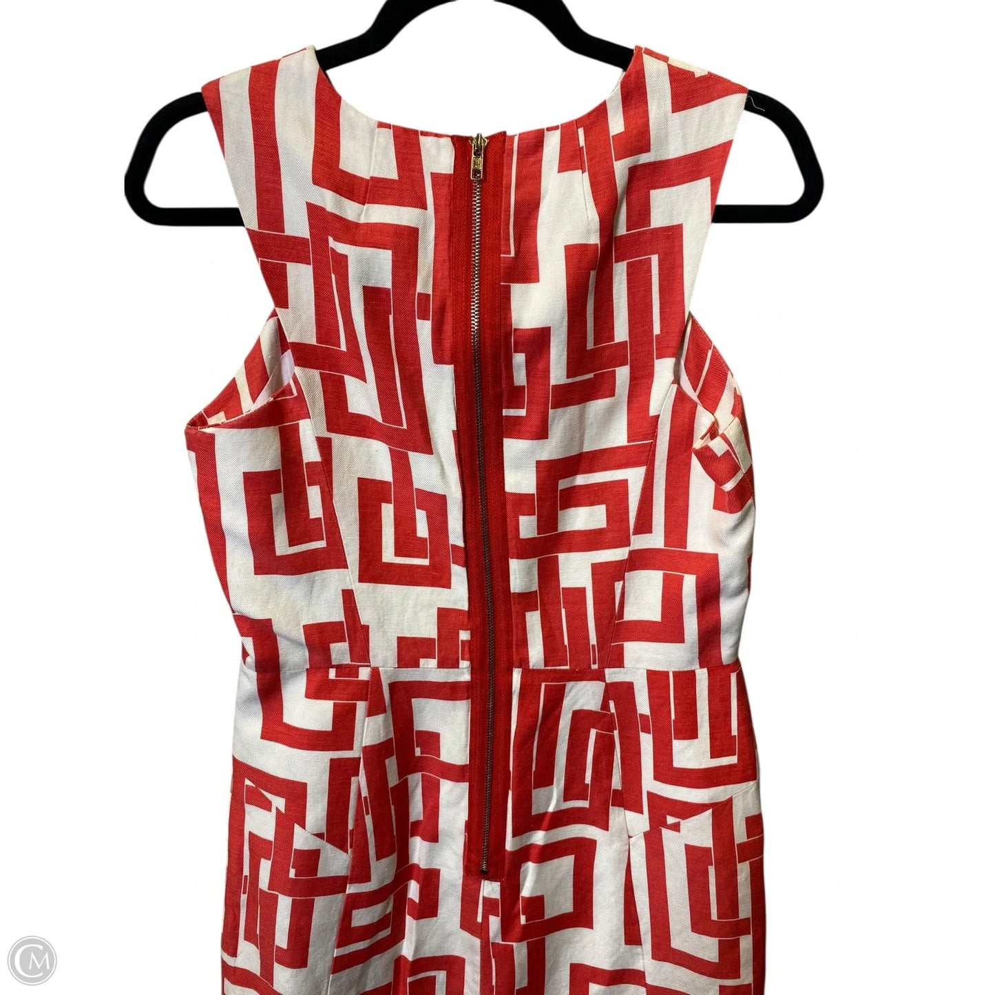 Dress Designer By Milly In Pink & White, Size: 8