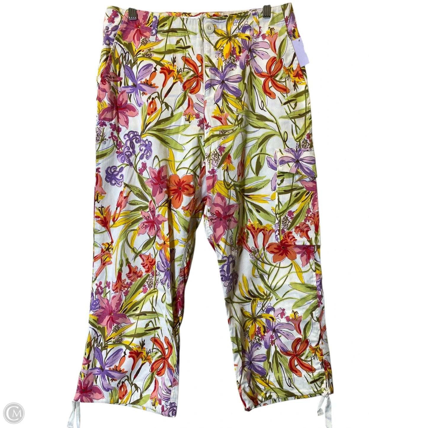 Capris By Coldwater Creek In Floral Print, Size: 6