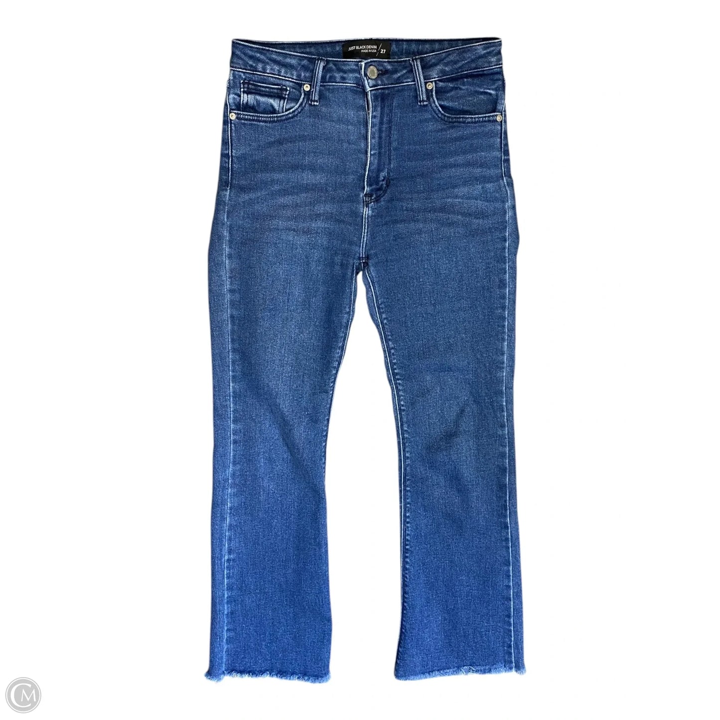 Jeans Straight By Just Black In Blue Denim, Size: 4