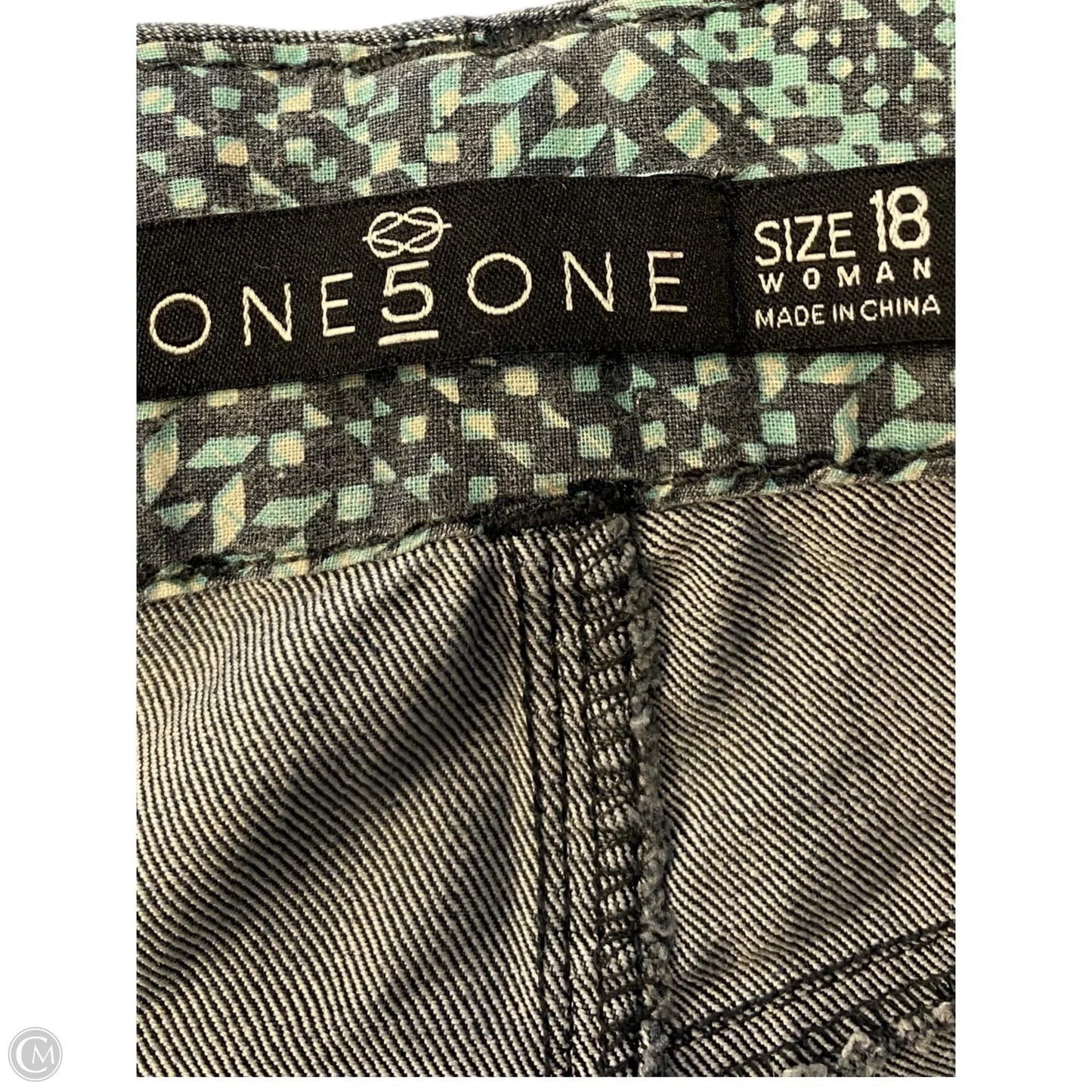 Shorts By One 5 One In Blue Denim, Size: 18