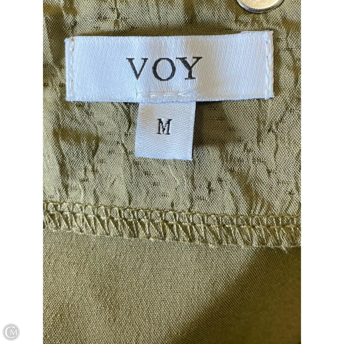 Skirt Midi By Voy In Green, Size: M