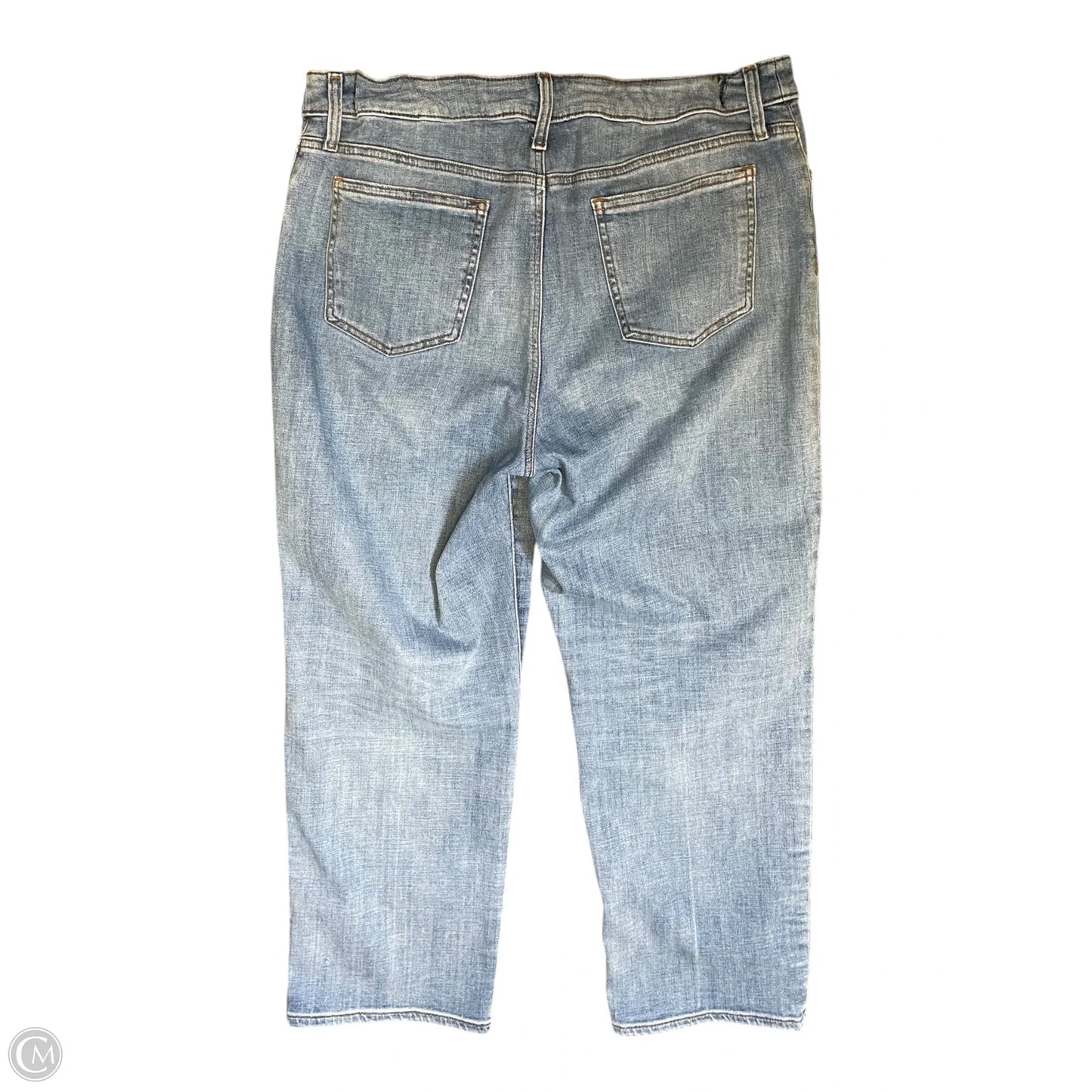 Jeans Wide Leg By Chicos In Blue Denim, Size: 14