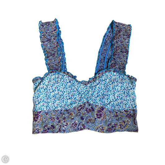 Top Sleeveless By Free People In Floral Print, Size: Xs
