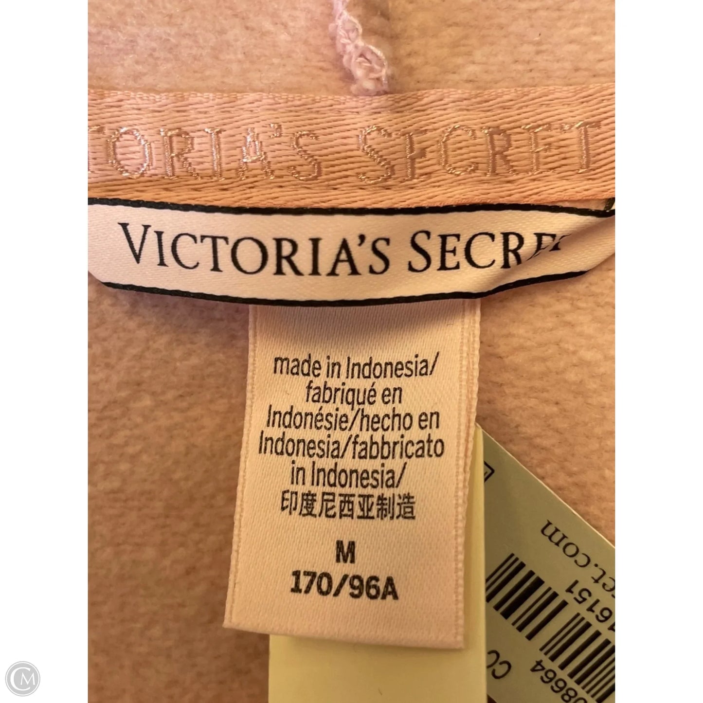 Sweatshirt Hoodie By Victorias Secret In Pink, Size: M