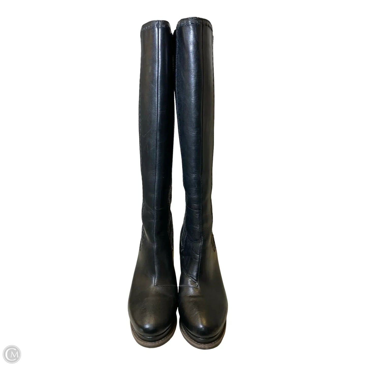 Boots Knee Heels By Ariat In Black, Size: 7