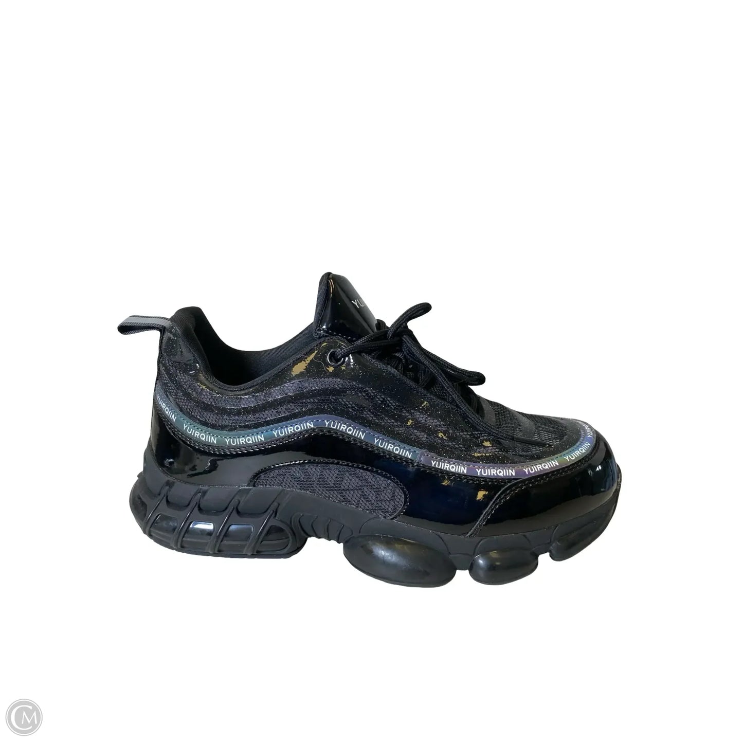 Shoes Sneakers By Clothes Mentor In Black, Size: 8.5