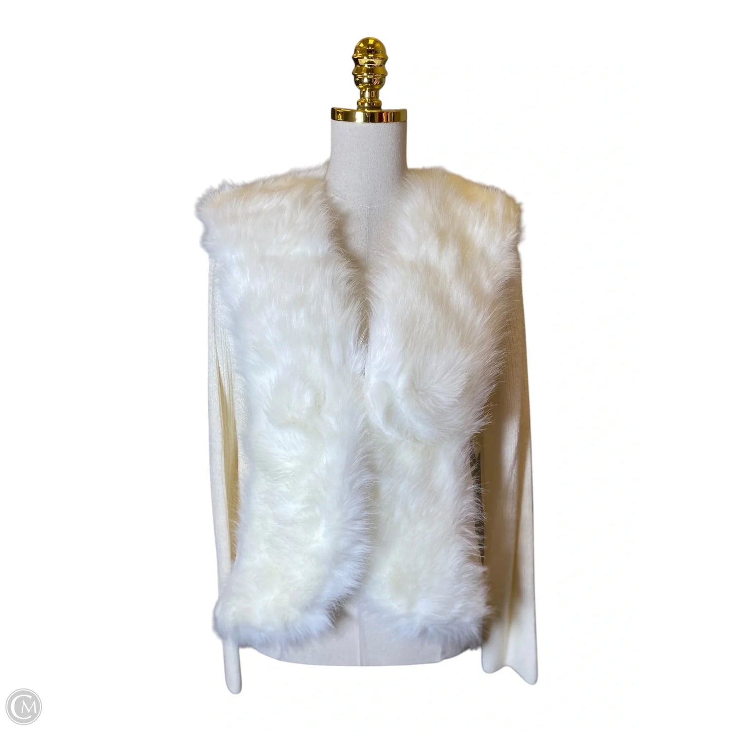 Sweater By Lisa International In Cream, Size: L