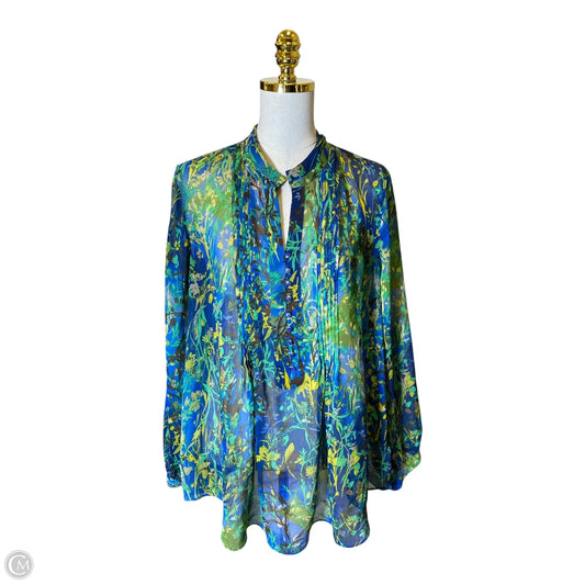 Top Long Sleeve By Coldwater Creek In Multi-colored, Size: 2x
