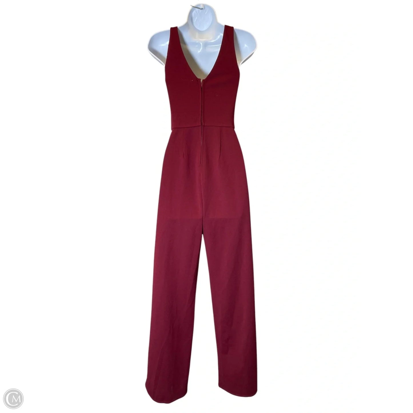 Jumpsuit By Trixxi In Maroon, Size: Xs