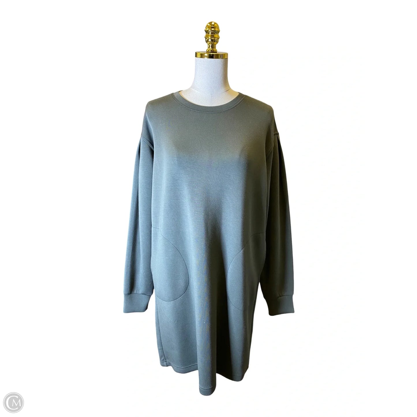 Dress Casual Midi By Spanx In Green, Size: M