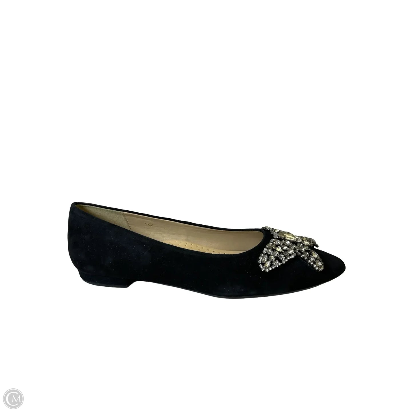 Shoes Designer By Neiman Marcus In Black & Silver, Size: 5.5