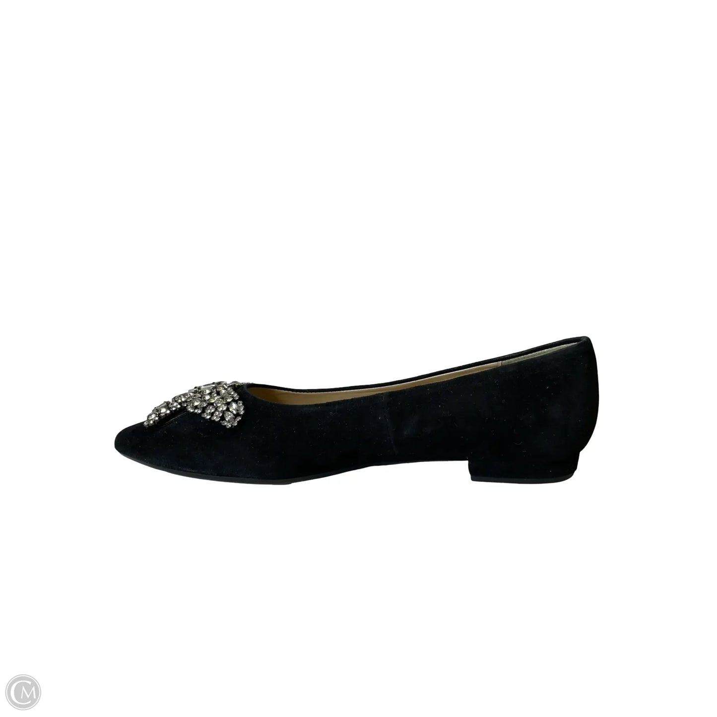 Shoes Designer By Neiman Marcus In Black & Silver, Size: 5.5