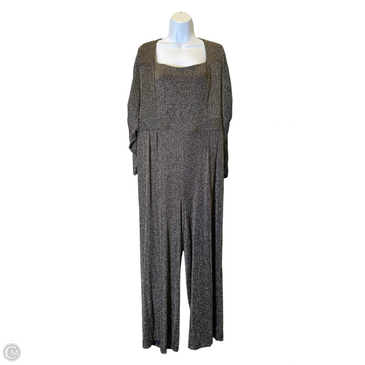 Jumpsuit By Torrid In Black & Gold, Size: 18