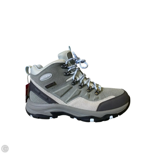 Boots Hiking By Skechers In Blue & Grey, Size: 8