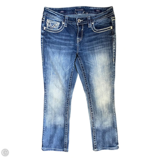 Jeans Boot Cut By Vigoss In Blue Denim, Size: 6