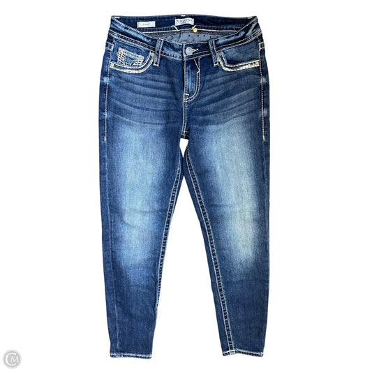 Jeans Skinny By Vigoss In Blue Denim, Size: 6