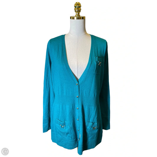 Cardigan By White House Black Market In Teal, Size: M